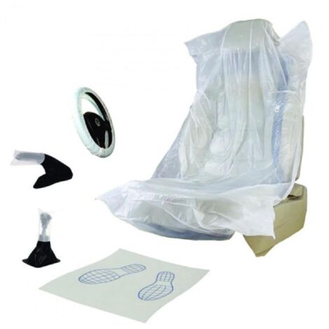 KIT PROTECTION INTERIEURE 5 PCS (SIEG+TAPIS+POMMEAU+FREIN MAIN+VOLANT