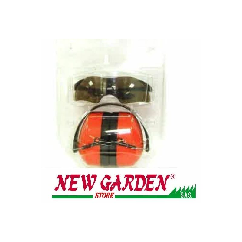 Image of Kit protezione occhiali e cuffia giardinaggio lavori tagliaerba 320706