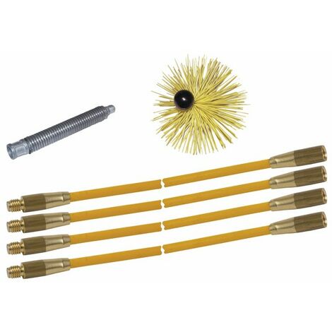 Kit pulizia camini riccio Rilsan Ø125 - DIFF