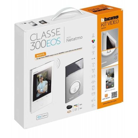 Kit Pulsantiera Linea3000 E Videocitofono Classe 300Eos ( BTICINO cod. 363925 )