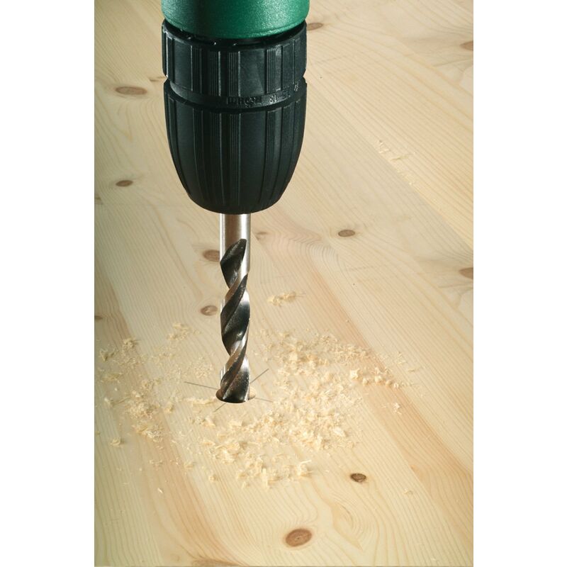 Image of Bosch - set 5 punte per legno codolo esagonale 2-3-4-5-6 mm