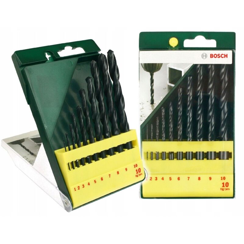 2607017151 Set 19 Punte Metallo hss-r, 1-10 mm - Bosch