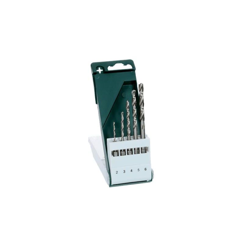 Bosch - set 5 punte per trapano - per taglio metalli e lamiere- taglio din 338 1/4 6,3m
