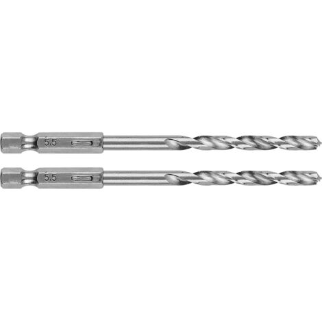 Kit punte metallo graphite 5 5 mm lunghezza 113 mm