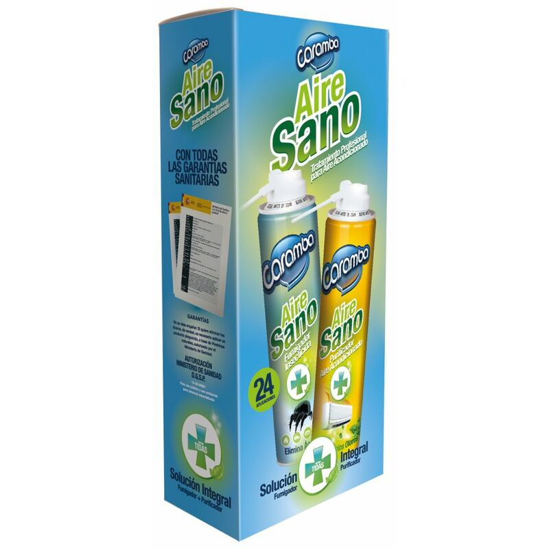 

Aerosol 2X600Ml Sistema Tidas Fumigador Insecticida Y Purificador Para Aire Acondicionado