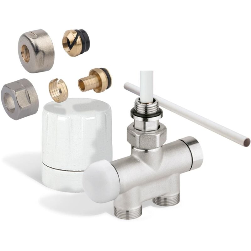 Thermor - Kit raccordement monotube avec entraxe 50mm Nickele manuel 498047