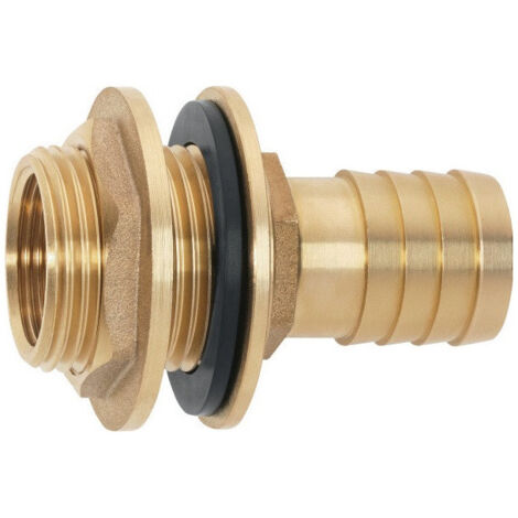 Kit raccordement p. fûts d'eau de pluie 1 po. laiton taille du tuyau 25 mm filet