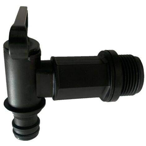 Kit Raccordement Tonneau IBC avec Robinet Rapide 3/4" - Accessoires Arrosage Jardin