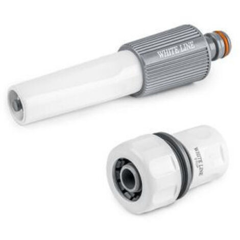 Kit raccordement tuyau d'arrosage 19 mm (kit de 2 pièces)