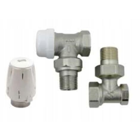 KIT RADIADOR ANGULAR TERMOSTÁTICO GOSHE 1/2 PULGADA