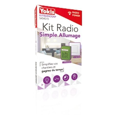 Kit simple allumage radio Power, YOKIS, Réf.KITRADIOSAP