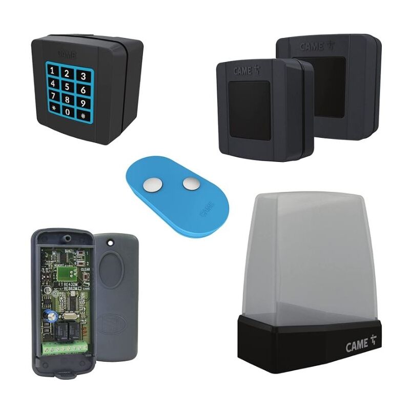 Came - Kit radio universel 8K06RV-004 pour automatismes - clavier / télécommande / photocellules / récepteur / clignotant
