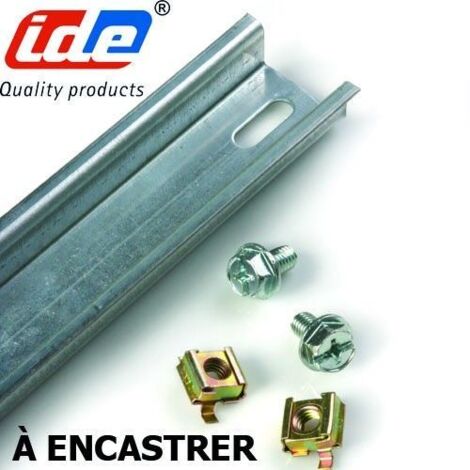Kit rail DIN 24 modules pour coffret Atlantic à encastrer