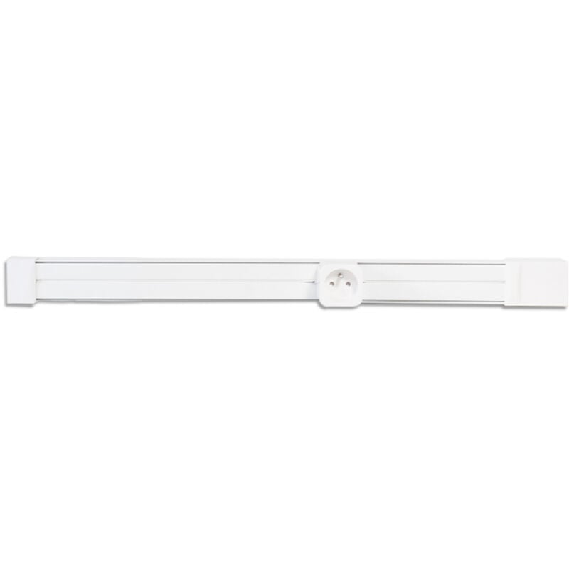 Kit rail electrique et prise de courant coulissante ANGEL 250V Couleur - Blanc, Dimension - 1 metre
