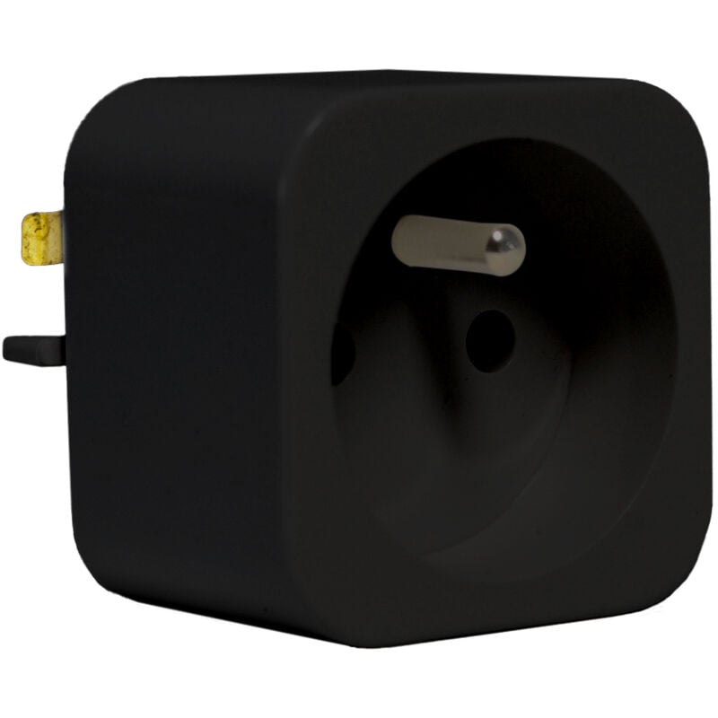 Kit rail electrique et prise de courant coulissante ANGEL 250V Couleur - Noir, Dimension - 2 metres