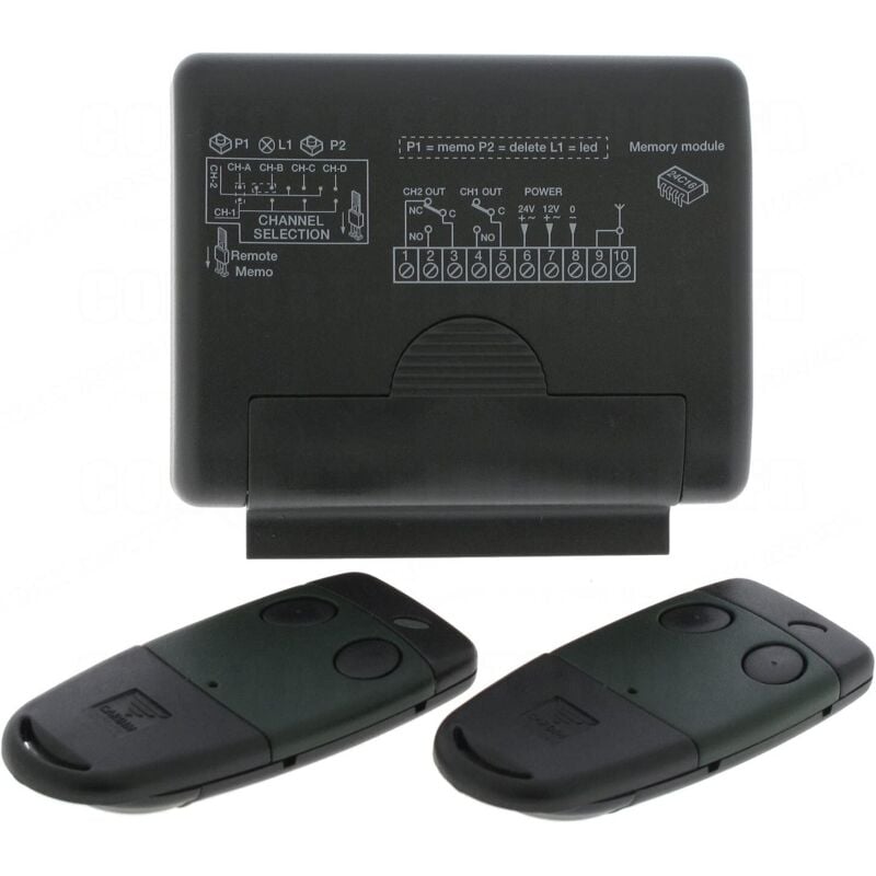 Cardin - Kit récepteur radio rxm s449 + 2 Télécommandes S449 QZ2