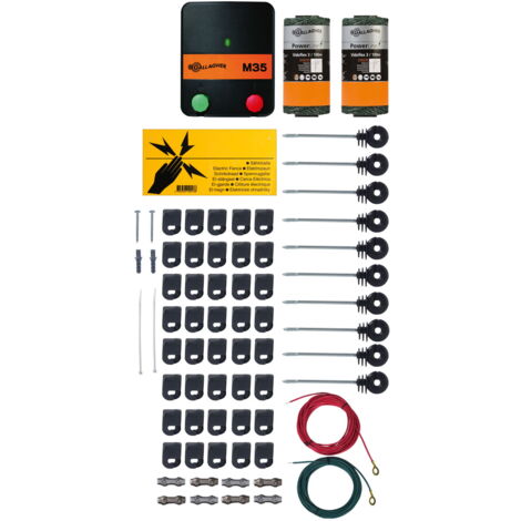 Kit recinti elettrici per gatto con elettrificatore Gallagher M35 da 230V