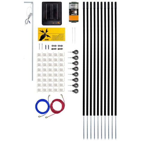 Kit recinzioni elettriche per animali domestici e giardino 80 cm con elettrificatore Gallagher S6