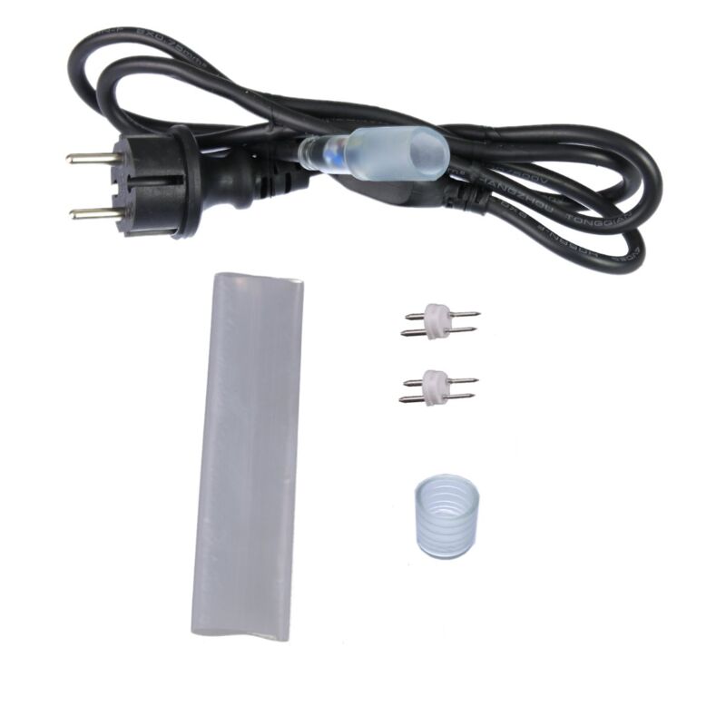 Kit rectificador 220V hilo luminoso, retráctil, pincho y tapón Hilo luminoso 230V - Jandei