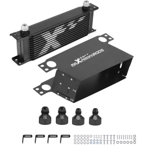Kit Refroidisseur Huile 13 Rangees Aluminium Universel AN10 8AN 6AN