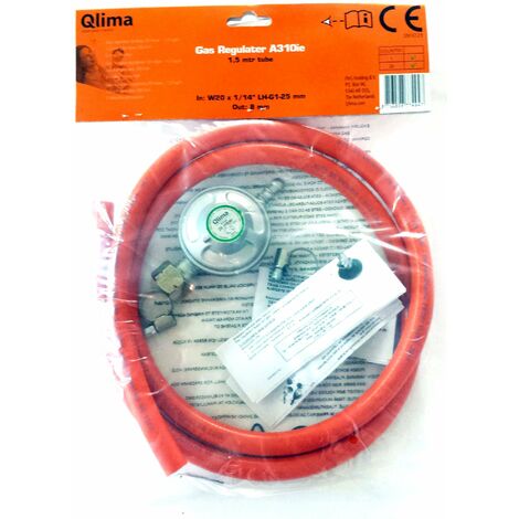 Gas regolatore/tubo di 30 mbar con 1,27 cm attacco Gas regolatore/tubo di 30 mbar con 1,27 cm attacco