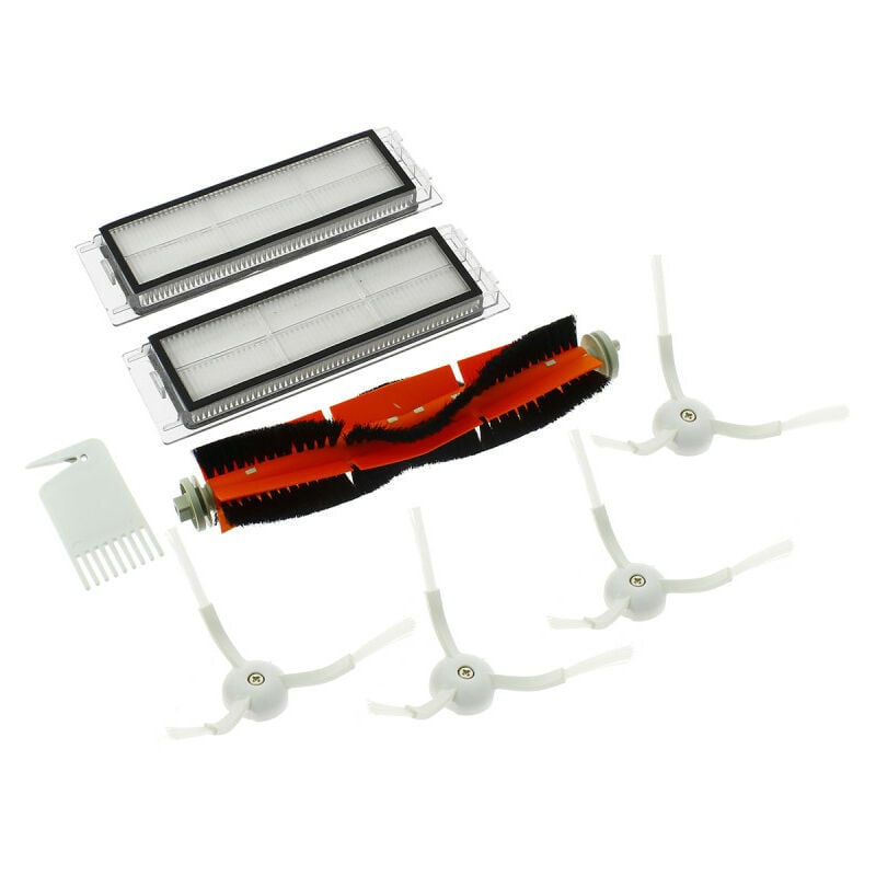 Kit d'accessoires pour Roborock E2, E35, E4 (brosses latérales, pad,  filtre, brosse principale)