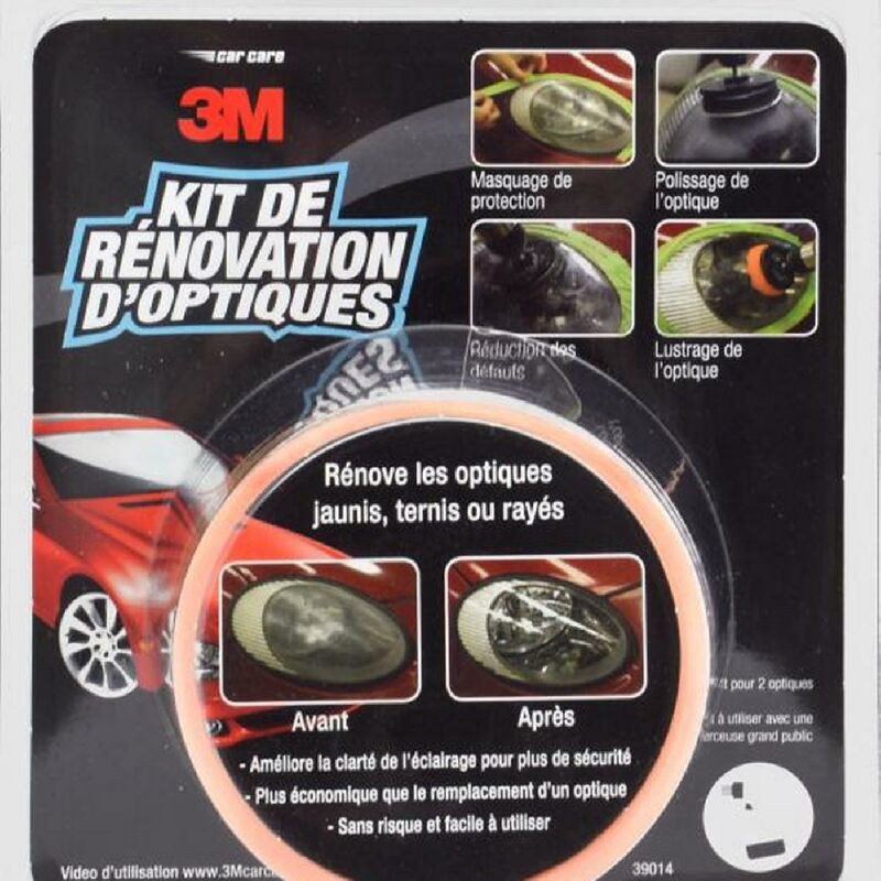 3M - Kit Renovation optique de phare