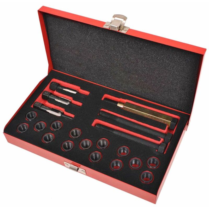 

Kit reparacion de rosca bujia incandescente 21 pzas M12x1,25mm