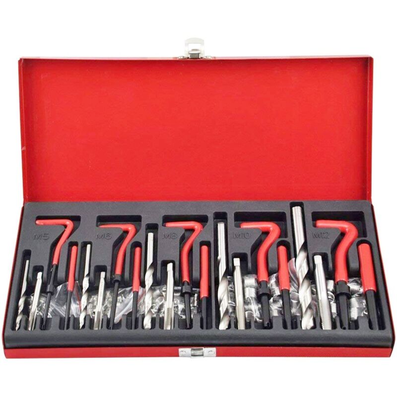 

Kit Reparacion De Rosca Helicoil 131 Piezas