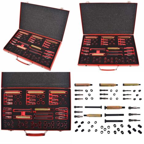 Kit reparación rosca bujía incandescente 63 pzas M8 M9 M10 M12 - Bujías incandescentes - Herramientas para reparación