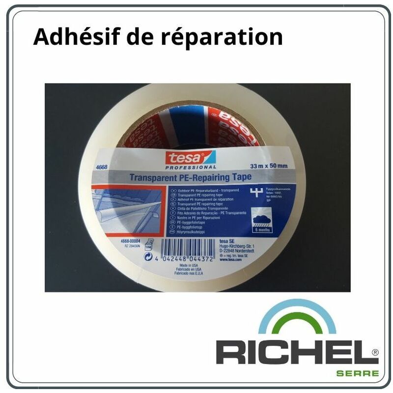Adhesif PE de reparation - Tesa¸4668 Rouleau unitaire largeur 50mm * longueur 33m