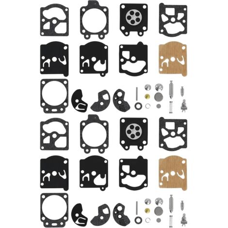 Kit Réparation du Carburateur Joint Membrane Compatible avec Walbro K10-WAT WA & WT Séries Stihl Hus-qvarna Poulan McCulloch Echo,Lot de 2