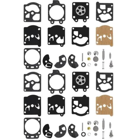 Kit Réparation du Carburateur Joint Membrane Compatible avec Walbro K10-WAT WA & WT Séries Stihl Hus-qvarna Poulan McCulloch Echo,Lot de 2