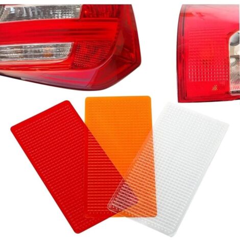 Kit Réparation Feu Arrière,Feu Arrière De Réparation Outils Film Reparation feu Arriere Réparation de Feu Arrière lentilles Outils 3 Pcs-VSIAISV