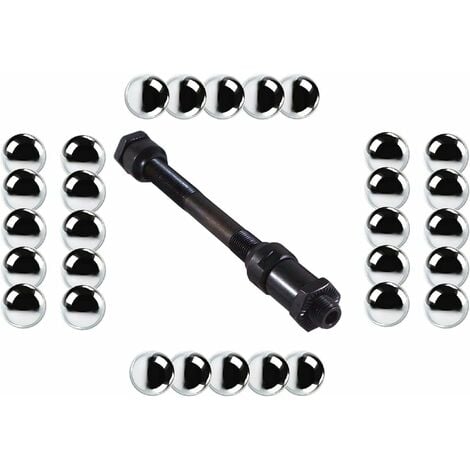kit réparation moyeu arrière vélo : axe Roue Creux 10mm x 145mm + 30 Billes 1/4" VTT Route Course