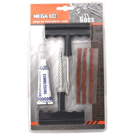 Kit Reparation pneu 3 meches+colle+outil TECHNI QUAD