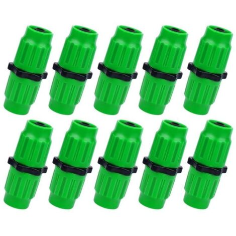 Kit réparation tuyau double GardenPro paquet 10 – Raccords pour raccommoder tuyau d'arrosage