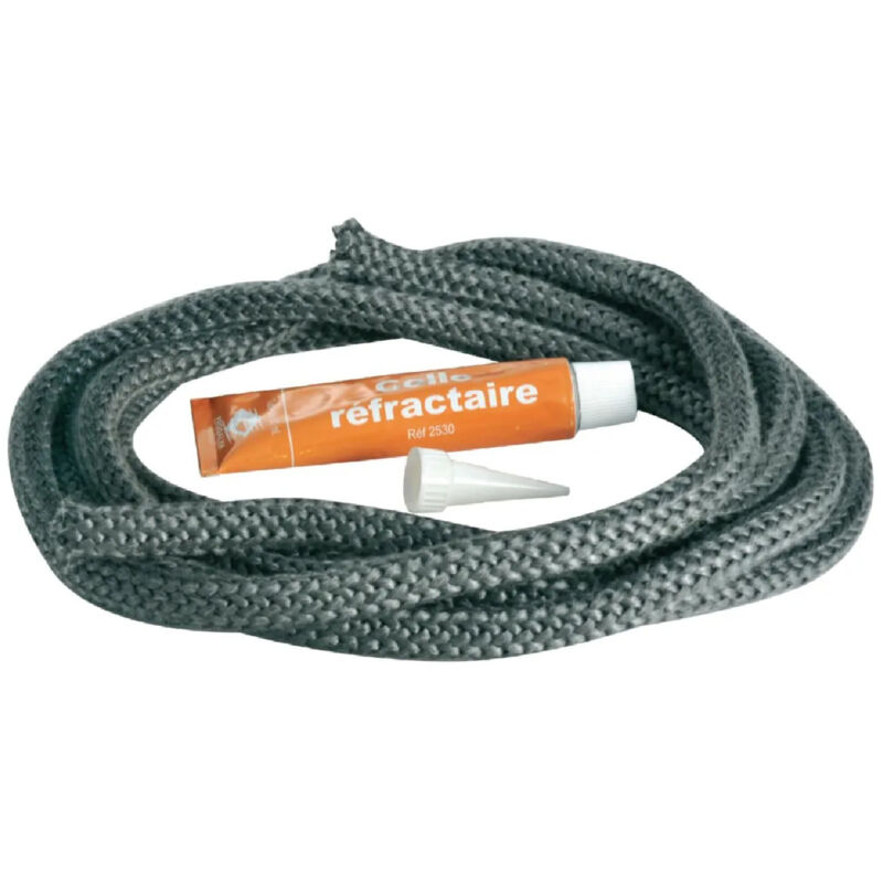 Progalva - Tresse ronde haute température diamètre 12 mm L.3m avec colle