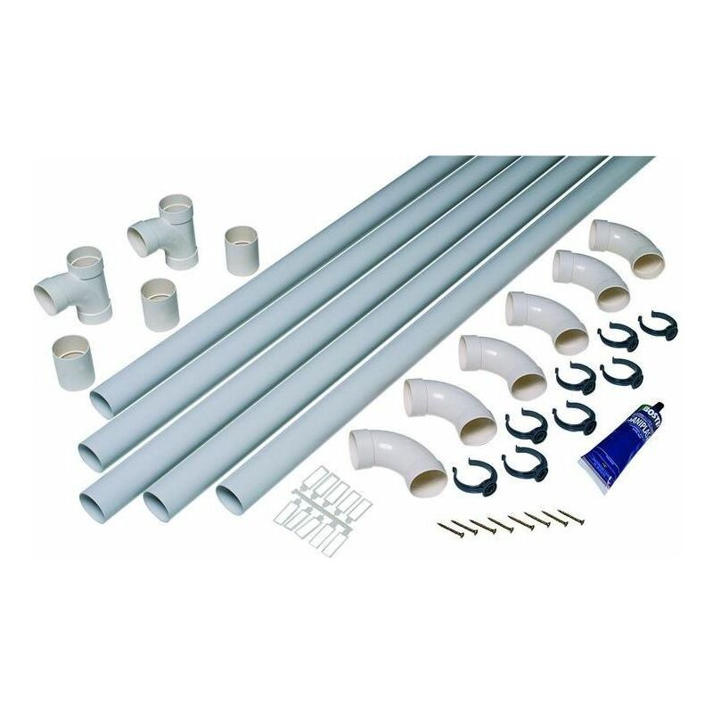 Aldes - Kit aspirateur centralisé série t - kit de raccordement pour 3 prises