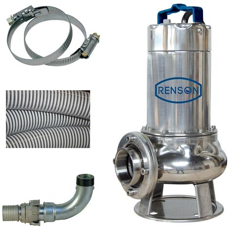 KIT RESERVOIR VERTICAL 300L POUR POMPE FORAGE 1''1/4 RENSON