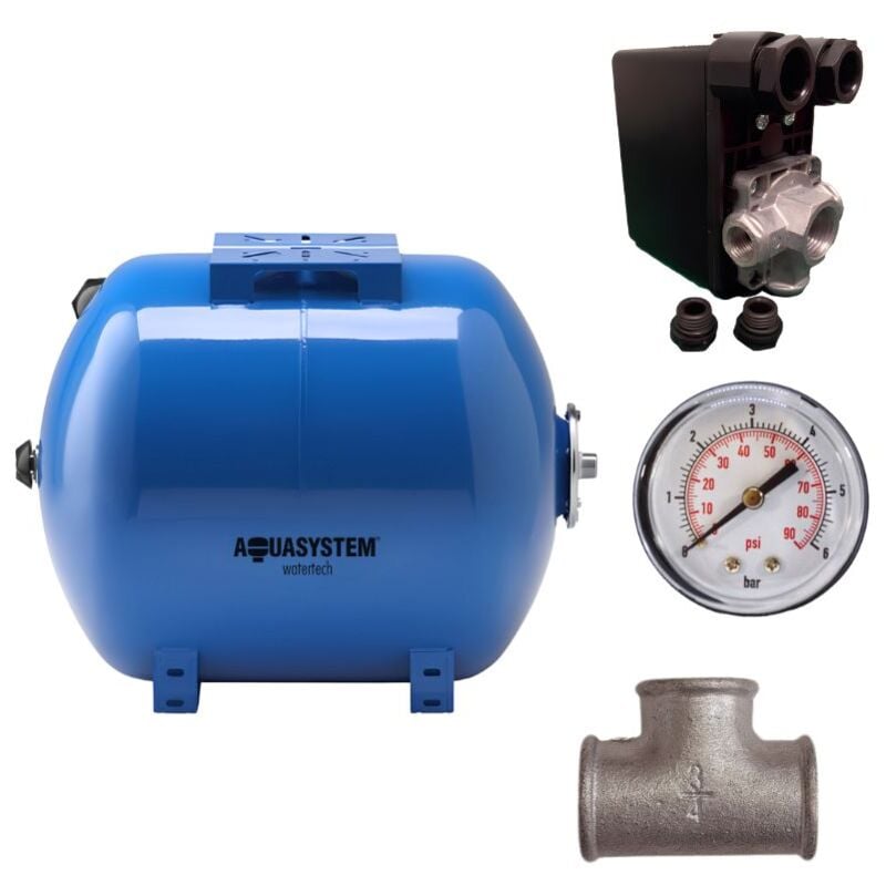 Kit réservoir vessie aquasystem horizontal 50L - 1''