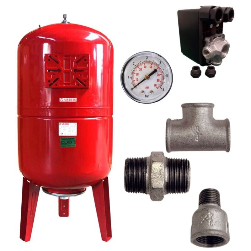 Kit réservoir vessie varem vertical 300L - 1'1/4