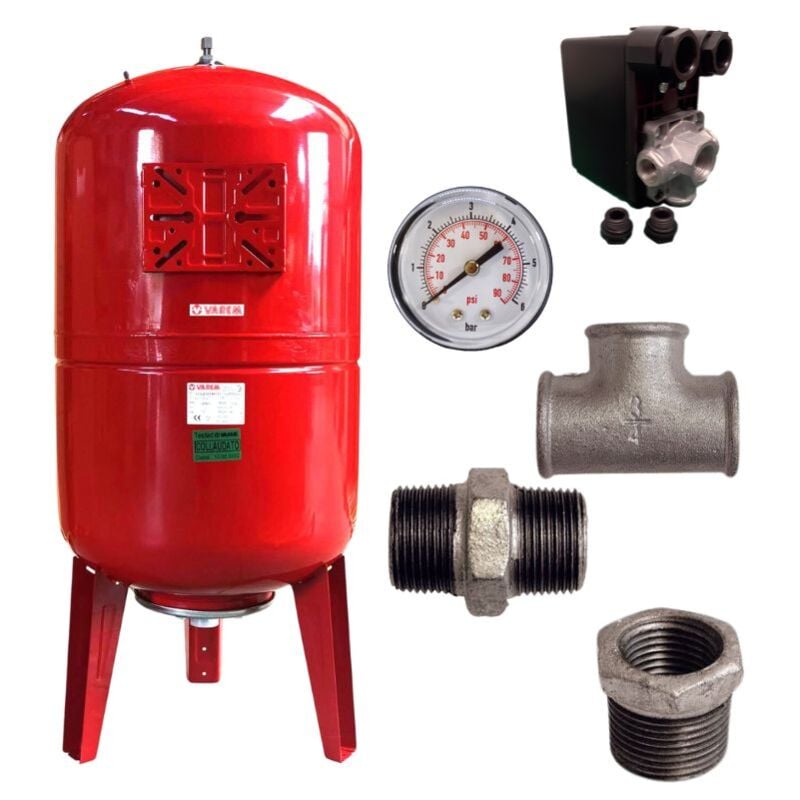 Kit réservoir vessie varem vertical 500L - 2'