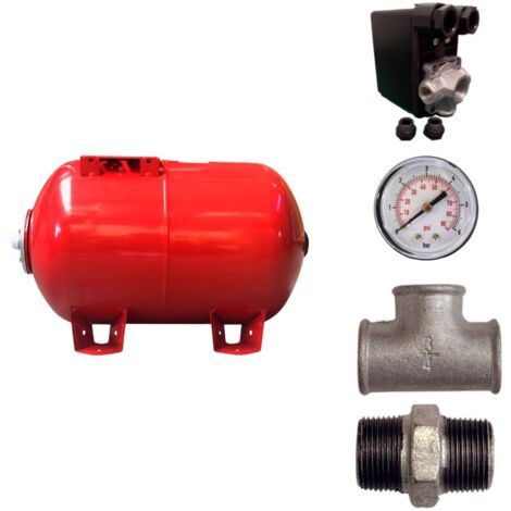 Kit réservoir vessie ZILMET horizontal 100L - 1"