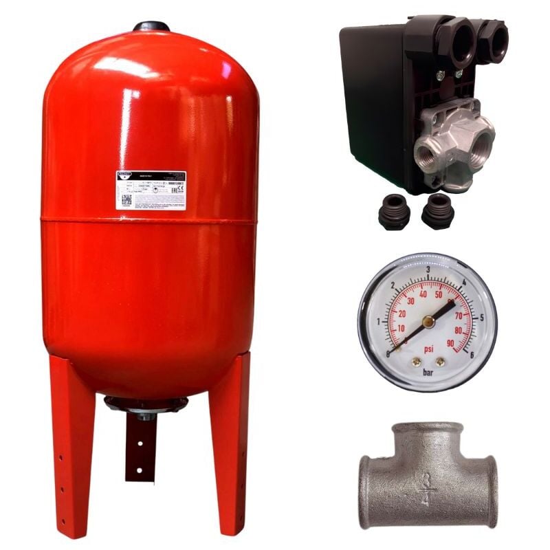Kit réservoir vessie zilmet vertical 60L - 1'