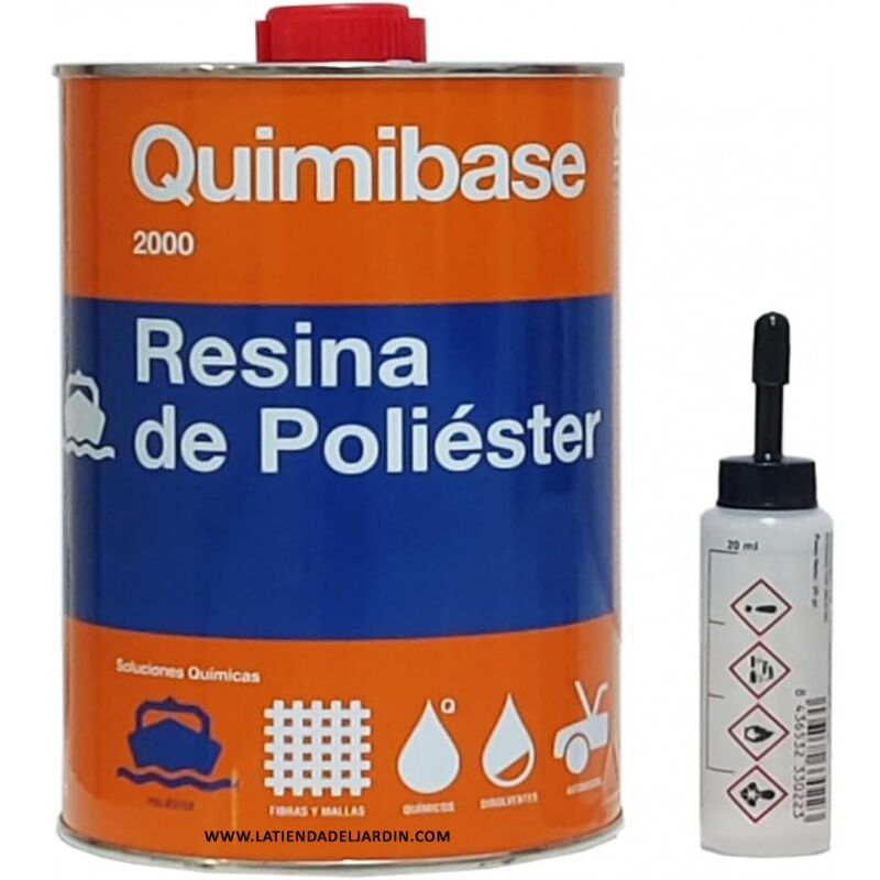 

Kit Resina de Poliester 1 kg + catalizador peróxido