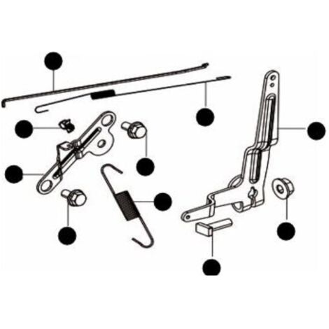 Kit ressort régulateur moteur tondeuse Mc Culloch
