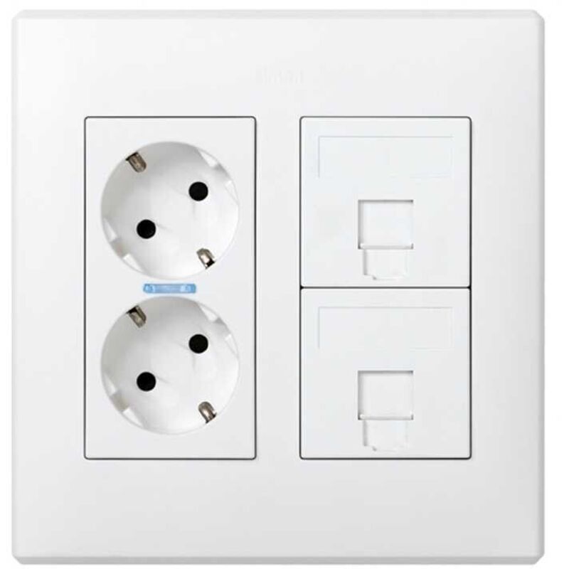 Kit Retail 2 modules blanc Simon 51000202-030