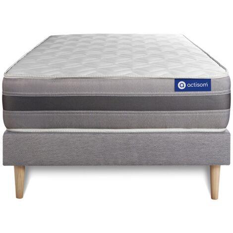 Kit rete e materasso matrimoniale Actiflex relax 80x200cm - Spessore : 24cm - Molle insacchettate e memory foam - Moderatamente rigido