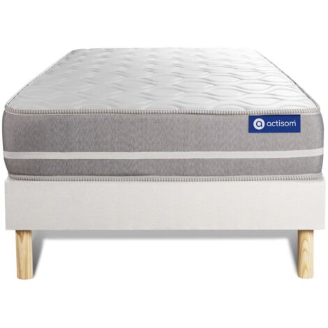 Kit rete e materasso matrimoniale Actilatex touch 80x200cm - Spessore : 20cm - Lattice e memory foam - Bilanciato -